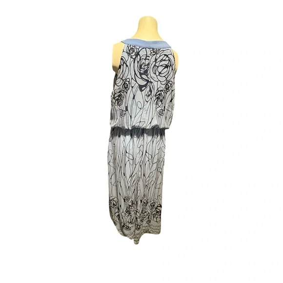 size 16 Robbie Bee Black and White Floral Maxi Dress - Picture 3 of 11